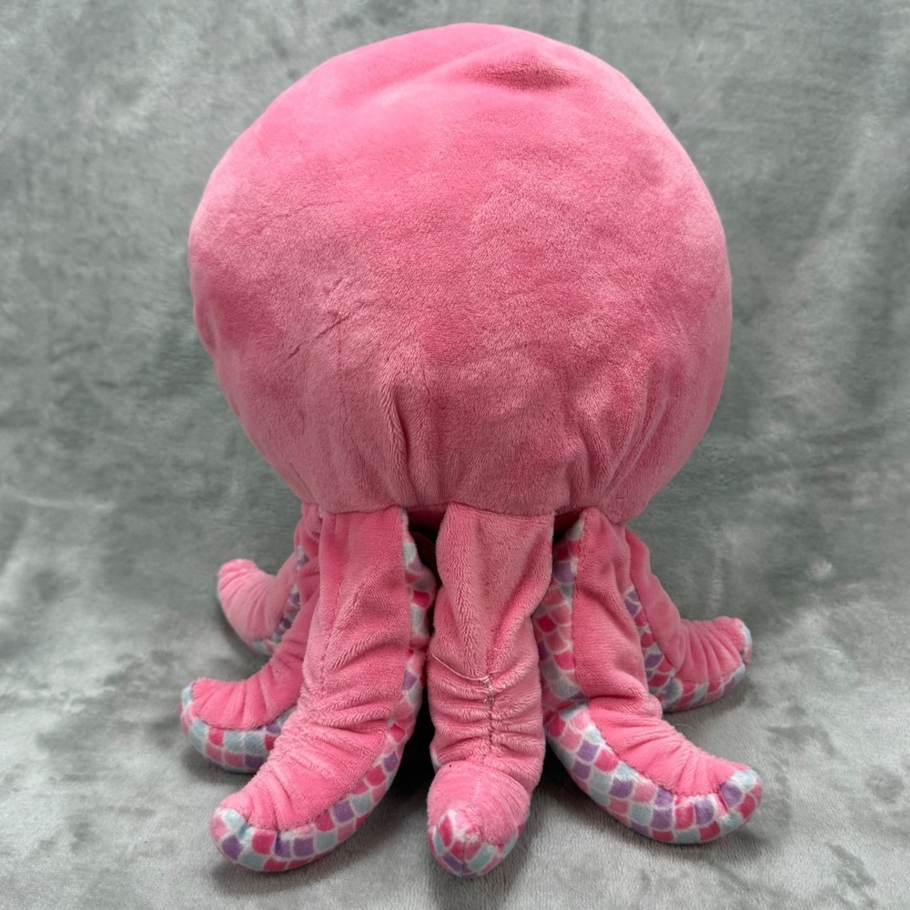 Hug Fun Octopus Plush Pink Stuffed Animal Toy 12 inch Cute Girl - Picture 2 of 7